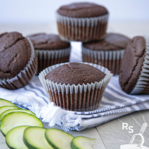 Chocolate Zucchini Muffins Recipe- gluten-free, top 8 allergen free