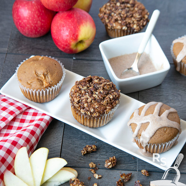 Cinnamon Apple Muffins- gluten-free, top 8 allergen free
