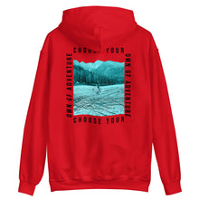 Load image into Gallery viewer, Choose Your Own Adventure- black text Hoodie