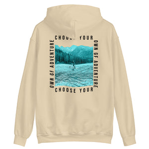 Choose Your Own Adventure- black text Hoodie
