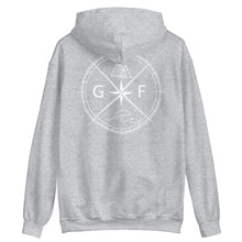 Load image into Gallery viewer, GF Compass- white text Hoodie