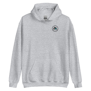 GF Compass- black text Hoodie