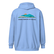 Load image into Gallery viewer, Hiking Sunsets GF Snacks- zip hoodie