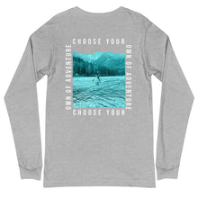 Load image into Gallery viewer, Choose Your Own Adventure- White Text - Long Sleeve Shirt