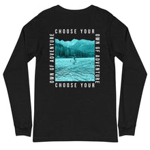 Load image into Gallery viewer, Choose Your Own Adventure- White Text - Long Sleeve Shirt