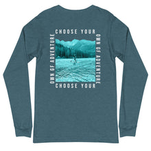 Load image into Gallery viewer, Choose Your Own Adventure- White Text - Long Sleeve Shirt