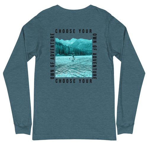 Choose Your Own Adventure- Black Text - Long Sleeve Shirt