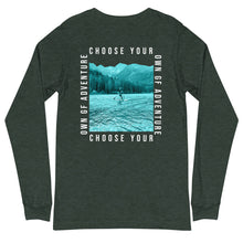 Load image into Gallery viewer, Choose Your Own Adventure- White Text - Long Sleeve Shirt