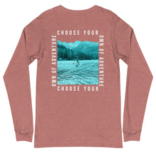 Load image into Gallery viewer, Choose Your Own Adventure- White Text - Long Sleeve Shirt