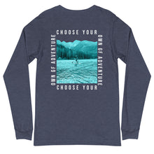 Load image into Gallery viewer, Choose Your Own Adventure- White Text - Long Sleeve Shirt