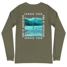 Load image into Gallery viewer, Choose Your Own Adventure- White Text - Long Sleeve Shirt