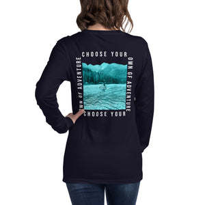 SALE! Choose Your Own Adventure Long Sleeve Shirts Black and White
