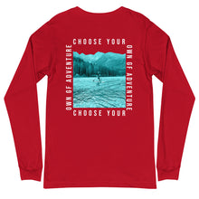 Load image into Gallery viewer, Choose Your Own Adventure- White Text - Long Sleeve Shirt