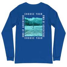 Load image into Gallery viewer, Choose Your Own Adventure- White Text - Long Sleeve Shirt