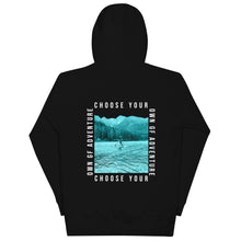 Load image into Gallery viewer, Choose Your Own GF Adventure- white text Hoodie