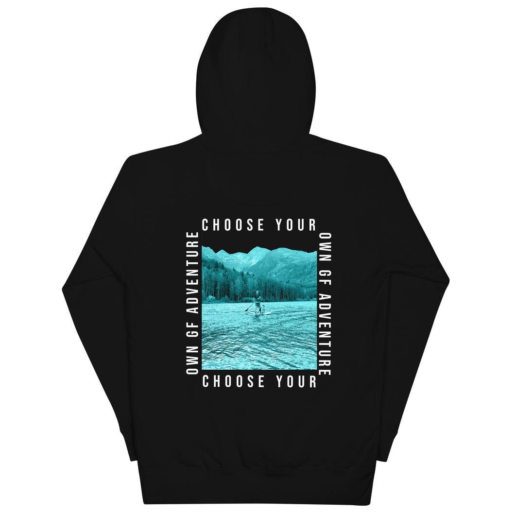 Choose Your Own GF Adventure- white text Hoodie