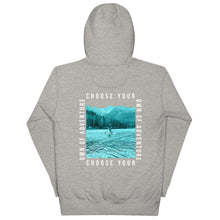 Load image into Gallery viewer, Choose Your Own GF Adventure- white text Hoodie