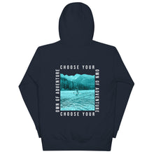 Load image into Gallery viewer, Choose Your Own GF Adventure- white text Hoodie