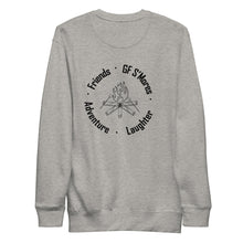 Load image into Gallery viewer, GF S&#39;Mores- black text Sweatshirt