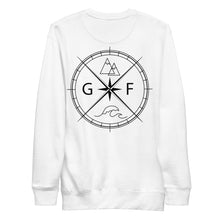 Load image into Gallery viewer, GF Compass- black text Sweatshirt