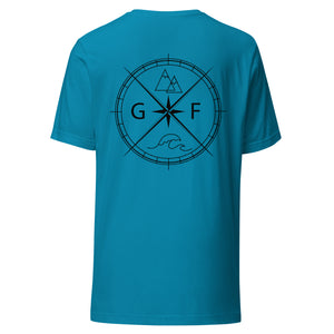 GF Compass - Black Text - T Shirt