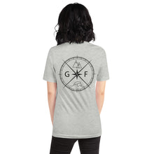 Load image into Gallery viewer, SALE! Compass Shirt Black and White Text