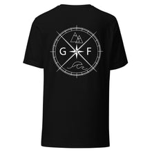 Load image into Gallery viewer, GF Compass Shirt - White Text- T Shirt