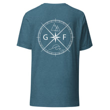 Load image into Gallery viewer, GF Compass Shirt - White Text- T Shirt