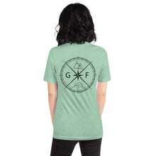 Load image into Gallery viewer, SALE! Compass Shirt Black and White Text