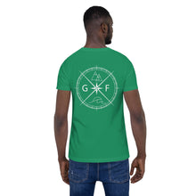 Load image into Gallery viewer, SALE! Compass Shirt Black and White Text