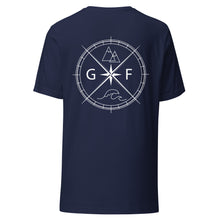 Load image into Gallery viewer, GF Compass Shirt - White Text- T Shirt