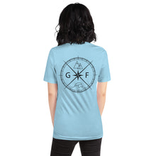 Load image into Gallery viewer, SALE! Compass Shirt Black and White Text