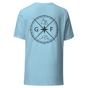 GF Compass - Black Text - T Shirt