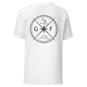 GF Compass - Black Text - T Shirt